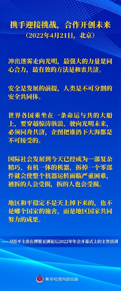 習近平主席五次“博鰲演講”金句